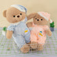 Cute Pajamas Bear Doll Plush Toy Children Cartoon Doll for Girlfriend Birthday Gift Couple Bear