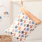 Ins Baby Room Decoration Sleeping Bear Storage Hanging Bag Baby Diaper Bag Wetbag Dry and Wet Separation 30*40