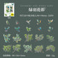 Flowers, Birds, Chirping Leaves, Pet Special-Shaped Sticker Pack, Landscaping Ins Style Bird Handbook Material, Mobile Phone Case Sticker