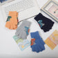 Winter Children's Gloves Cute Student Cartoon Little Dinosaur Warm Gloves Five-Finger Knitted Gloves for Baby Boys and Girls