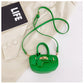 2025 Spring and Summer Explosions Fashion Casual Children's Candy Jelly Bag Mini Shoulder Crossbody Handbag Wholesale