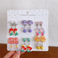 Girl's Ear Clip Cute Cartoon Children's Earrings Little Girl's Princess Earrings Without Ear Holes False Earrings Without Harming Ear Accessories