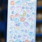 High-Quality Second-Generation Cartoon 3D Relief Hollow Stickers Cute Reward 3D Stickers Wholesale