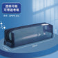 Mesh Large-Capacity Pencil Case, Transparent Double-Layer Student Exam Zipper Stationery Storage Bag, Three-Layer Stationery Bag