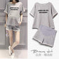 Pregnant Women's Summer Short-sleeved suit Outer Wear Loose Two-piece Set Pregnant Women's Pajamas Loose Top Dress