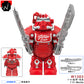 Flame X-01 Mecha Third-Party Radiation Warrior Building Block Figure Cross-Border Goods Bagged for Boys Compatible with Lego