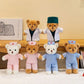 Nurse Uniform Doctor College Student Teddy Bear Doll Plush Toy Graduation Gift Logo