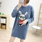 Pregnant Women's Postpartum Breastfeeding Jacket Outer Wear Moon Clothes Long Sleeve Thin T-Shirt Hot Mom's Spring and Autumn Clothes for Breastfeeding Period