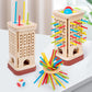 Wooden Kidsren's Stick Insertion Game Baby Draw Stick Color Cognitive Pitching Montessori Family Interactive Toy