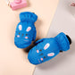 3-10 children's ski gloves outdoor riding gloves winter warm waterproof children's gloves play snow not wet hands