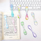 Japanese Super Magnetic Solid Color Bookmark TN Handbook Cute Bookmark Small Fresh Creative Bookmark in stock for Students