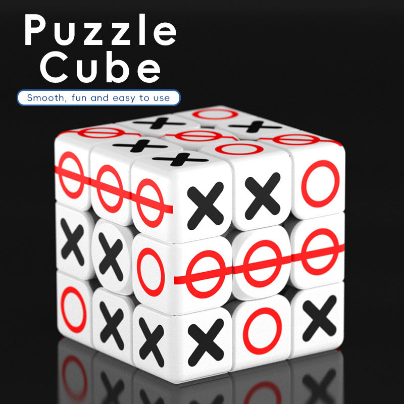 Cross-Border Uv Printed Personalized 3X3 Cube Square Network 3X3 Arrow 3X3 Tic-Tac-Toe Cube Wholesale