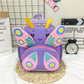Cute Butterfly Children's backpack fashionable western style girls' schoolbag Western style versatile high-looking girl's anti-Lost Backpack
