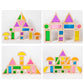 Acrylic Transparent Color Light and Shadow Building Blocks Baby Creative Construction Early Education Educational Toys Children's Rainbow Building Blocks