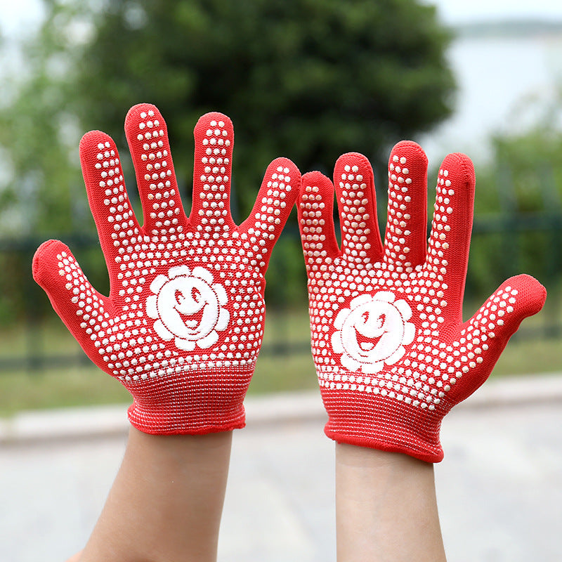 Children's Labor Protection Gloves for Students, Suitable for Hiking, Cycling, Tug-Of-War, Non-Slip, Thin, for Kindergarten Performances, Carpentry, Custom Design and Logo Printing