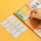 Book Leather Bag Book Cover Self-Adhesive Transparent Plaid Primary and Secondary School Textbook Protective Cover A4/16K/32K Cutting-Free Book Film