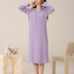 Class A confinement dress nursing nightgown spring and autumn postnatal pure cotton long dress for pregnant women to be born nursing dress trouser suit