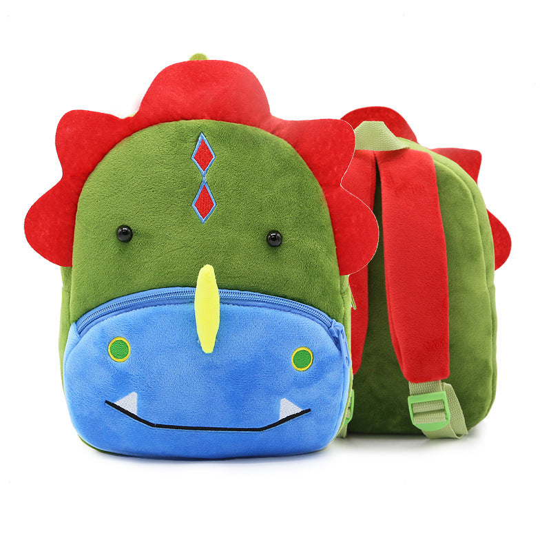 Cute Cartoon Animal Children's Backpack Stall Supply Backpack Kindergarten Plush Backpack Children's Bag Orderable Printing