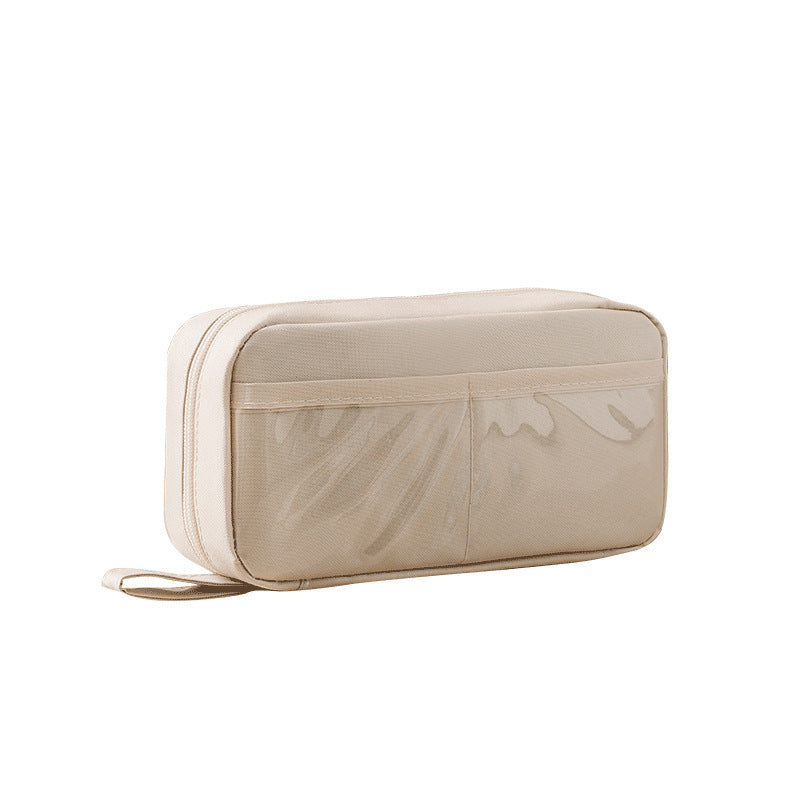 Simple Large-Capacity Pain Bag Pencil Case for Students, Multi-Functional, Stain-Resistant and High-Looking Stationery Box, School Supplies Storage Bag