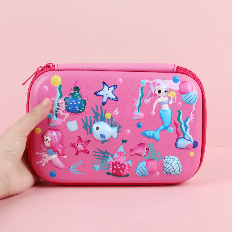 Eva Pencil Box 3D Stereo Large-Capacity Kidsren's Pencil Bag Multi-Functional Student Stationery Popular Pencil Box Waterproof