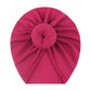 European and American New Style Baby Pullover Hat, Cute Solid Color Donut Baby Hat, Thin and Comfortable Baby Hat for All Seasons