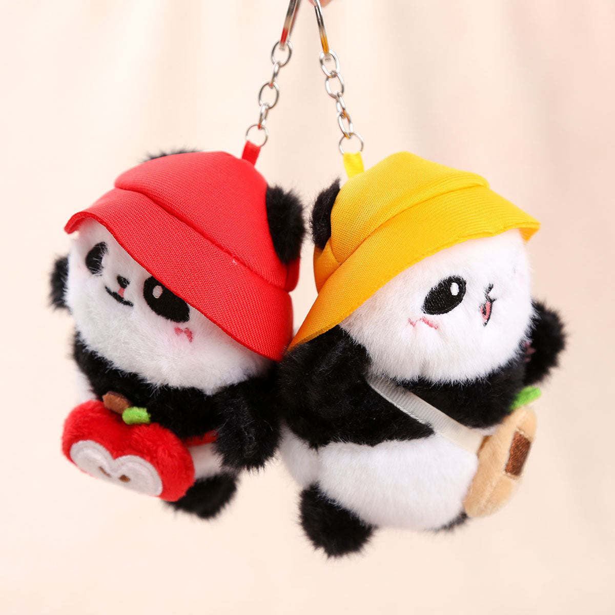 Hat Panda Pendant National Treasure Panda Plush Toy Shoulder Bag Panda Doll School Bag Pendant Rag Doll Souvenir