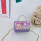 2025 Spring and Summer Explosions Fashion Casual Children's Candy Jelly Bag Mini Shoulder Crossbody Handbag Wholesale