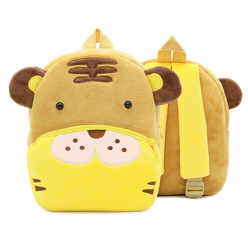 Cute Cartoon Animal Children's Backpack Stall Supply Backpack Kindergarten Plush Backpack Children's Bag Orderable Printing