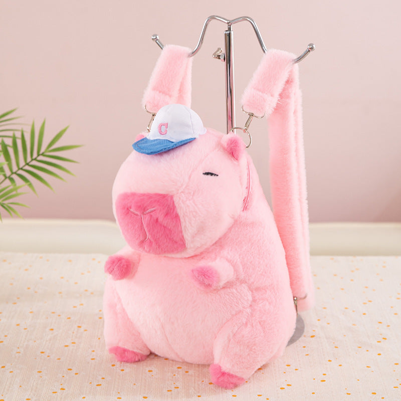 Wholesale Capybara Capybara Backpack Plush Toy Doll Backpack for Girls Birthday Gifts