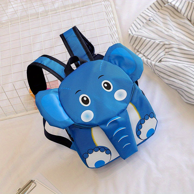 Cross-Border Cartoon Elephant Children's Schoolbag Cute Kindergarten Backpack Lightweight Contrasting Color Small Backpack for Boys and Girls Wholesale