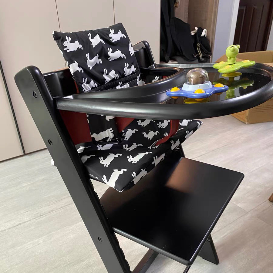 Ins Nordic Style Baby Dining Chair Children's Growth Chair Cushion Baby Dining Chair Cushion Waterproof and Urine-proof Sitting