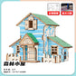 Wooden Reasons Children's Girls Assembled Handmade Ornaments diy Assembled Cabin Model Building Blocks Head Small House Puzzle