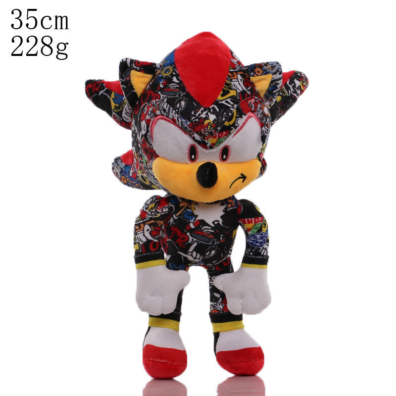 New Big Head Sonic Mouse Sonic Super Sonic Plush Toy Tarsnak Hedgehog Doll Children