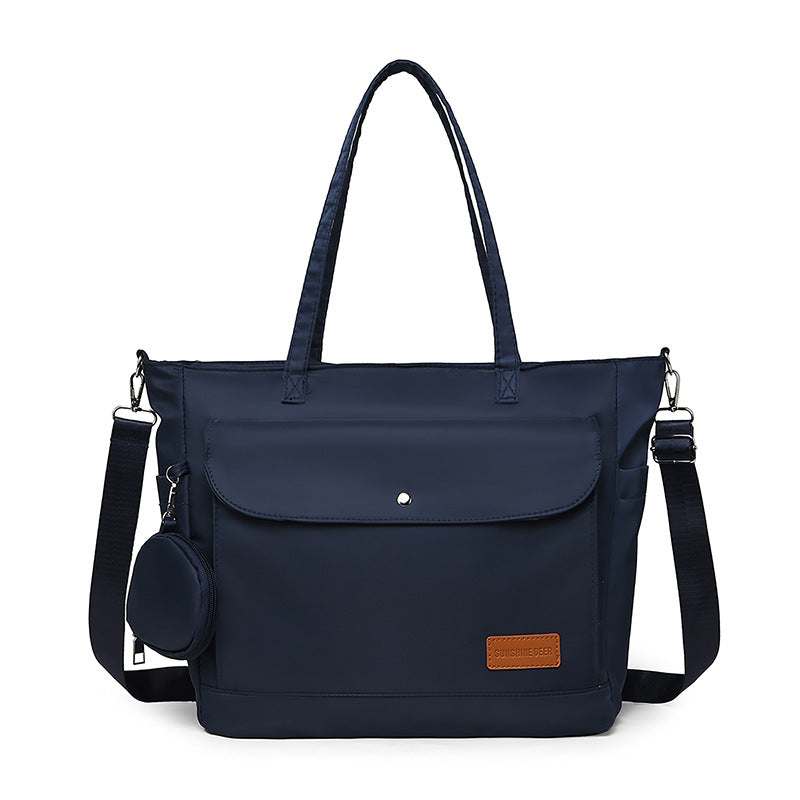 Cross-Border New Multifunctional Mother and Baby Bag Large Capacity Front Patch Pocket Mommy Bag Baby Outing Large Capacity Mother and Baby Bag