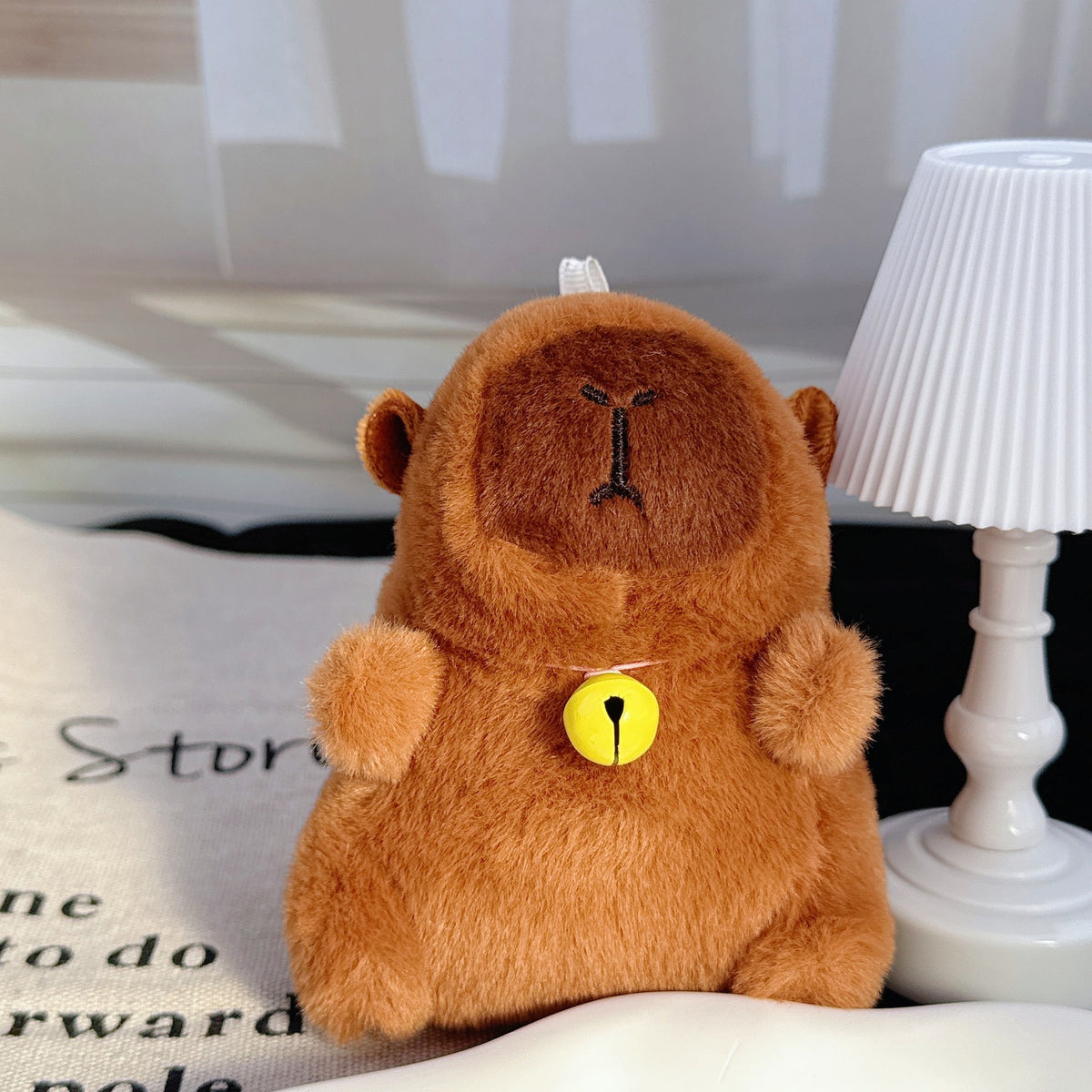 Internet Popular Cute Cute Cappibala Pendant Plush Toy Doll Capybara Bag Pendant Keychain Doll Doll