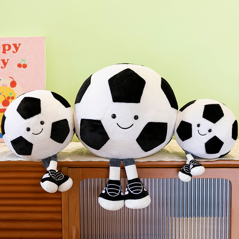 Cross-border new football doll plush toy pillow basketball doll ornaments holiday gift throw doll wholesale