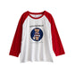 Breastfeeding Top T-Shirt Hot Mom Style Pure Cotton Outer Wear Spring and Autumn Pregnant Women's Long Sleeve Breastfeeding Moon Dress Women's Large Size