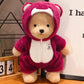 Transformation Bear Doll Cute Plush Toy Girl Sleeping with Teddy Bear Birthday Gift Sleeping Doll