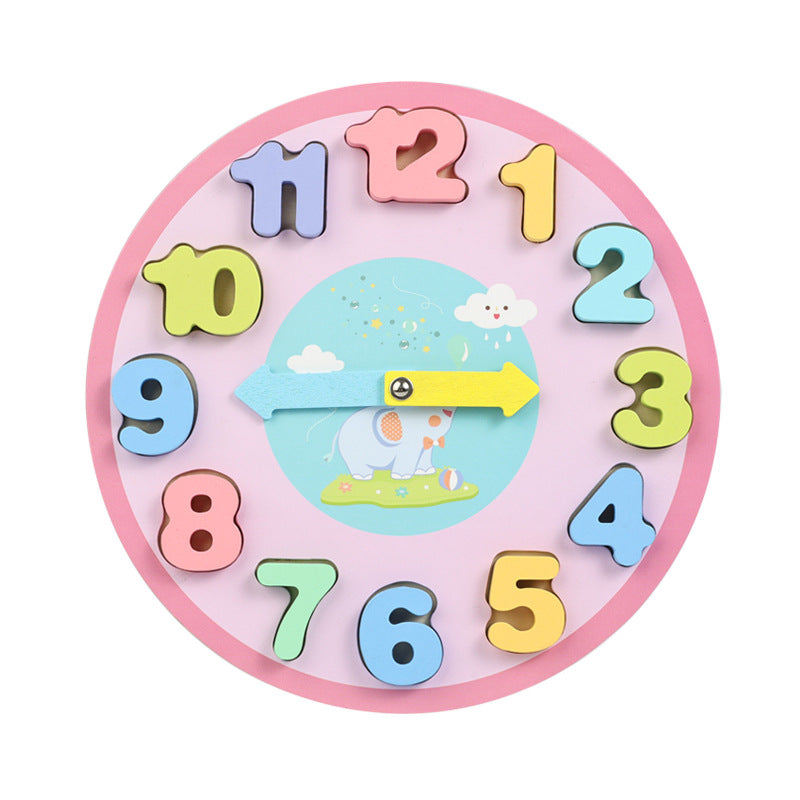 Specialized Clock Teaching Aids for Elementary School: Clock Models for First and Second Graders, Alarm Clock Face, Children's Learning Time Toys