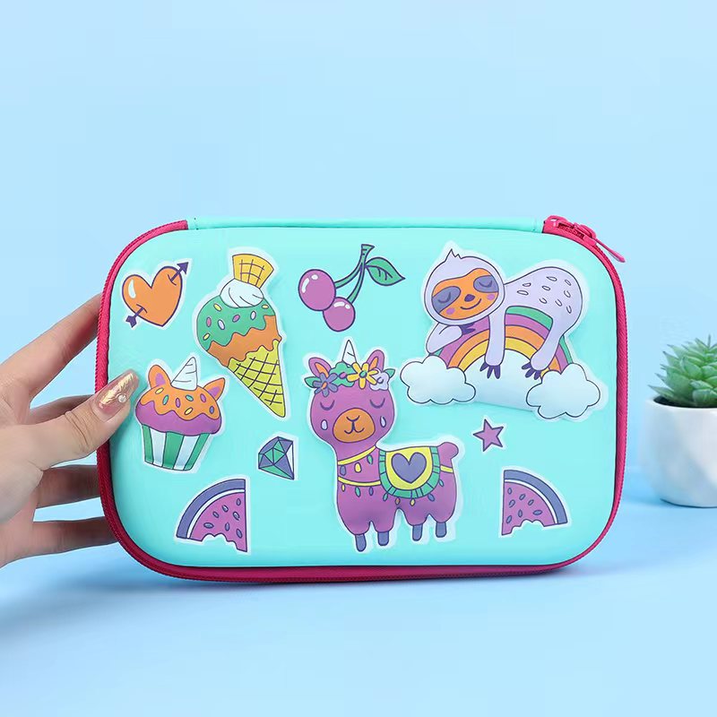 Eva Pencil Box 3D Stereo Large-Capacity Kidsren's Pencil Bag Multi-Functional Student Stationery Popular Pencil Box Waterproof