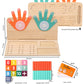 Children's Finger Arithmetic Educational Teaching Aids Addition and Subtraction Arithmetic Palm Mathematics Enlightenment Wooden Toys Kindergarten