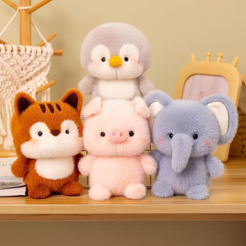 Cute Cartoon Table Companion Plush Toy Internet Celebrity Companion Learning Partner Small Doll Claw Machine Doll Gift Batch