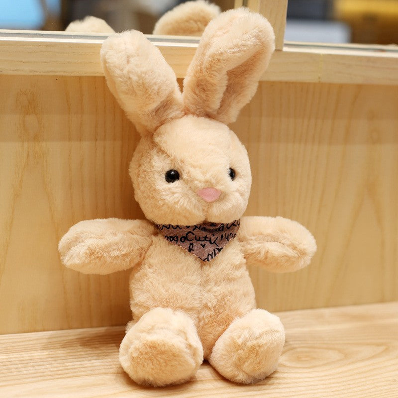 Short Plush Scarf Rabbit Doll Pillow Cloth Doll Wedding Gift Bag Ferrule Stall Night Market Push Gift