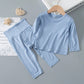 Category a Modal Infant Home Clothing Set High Waist Belly Protection Baby Long Sleeve Pajamas Air Conditioning Clothes Autumn Clothes Autumn Pants