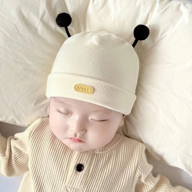 Baby Hat Spring and Autumn Pure Cotton Newborn Baby Spring and Autumn Hat Newborn Baby Boys and Girls Cute Spring Fetal Hat