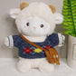 Internet Celebrity Poko Plush Toy Cartoon Belle Sheep Doll Dressed up as a Little Sheep, a Gift for Girls