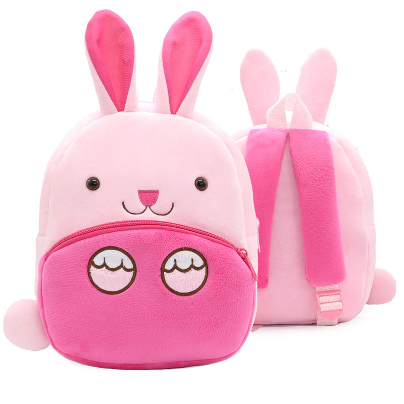 Cute Cartoon Animal Children's Backpack Stall Supply Backpack Kindergarten Plush Backpack Children's Bag Orderable Printing