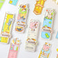 Paper Bookmark Meow's Everything Book Cute Flash Sand Bookmark Student Reading Marker Booklet Creative Gift Writable