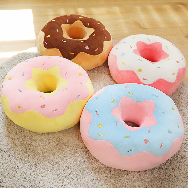 Simulated Donut Pillow Cushion Dessert Shop Gift Girlfriend Home Cushion Sofa Back Cushion Kidsren's Gift