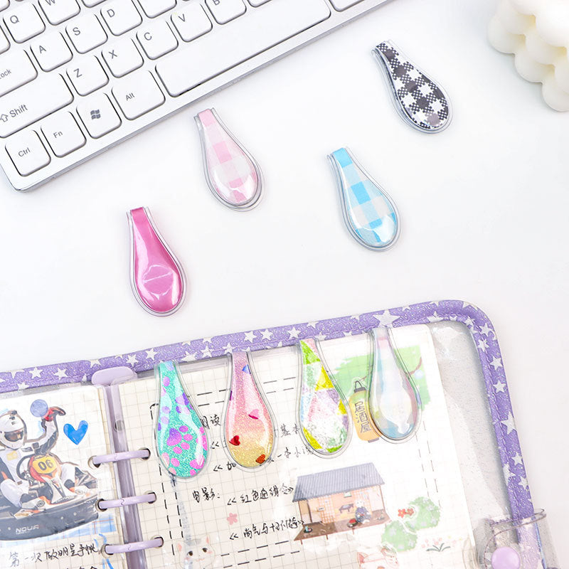 Japanese Super Magnetic Solid Color Bookmark TN Handbook Cute Bookmark Small Fresh Creative Bookmark in stock for Students